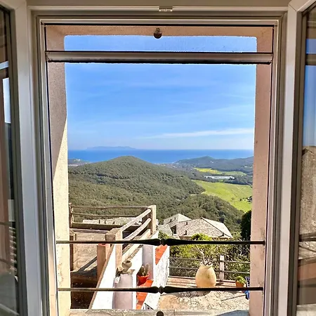 Maison De Charme Avec Terrasse Vue Sur Ferienhaus Rogliano