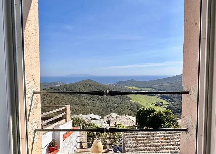 Maison De Charme Avec Terrasse Vue Sur Rogliano